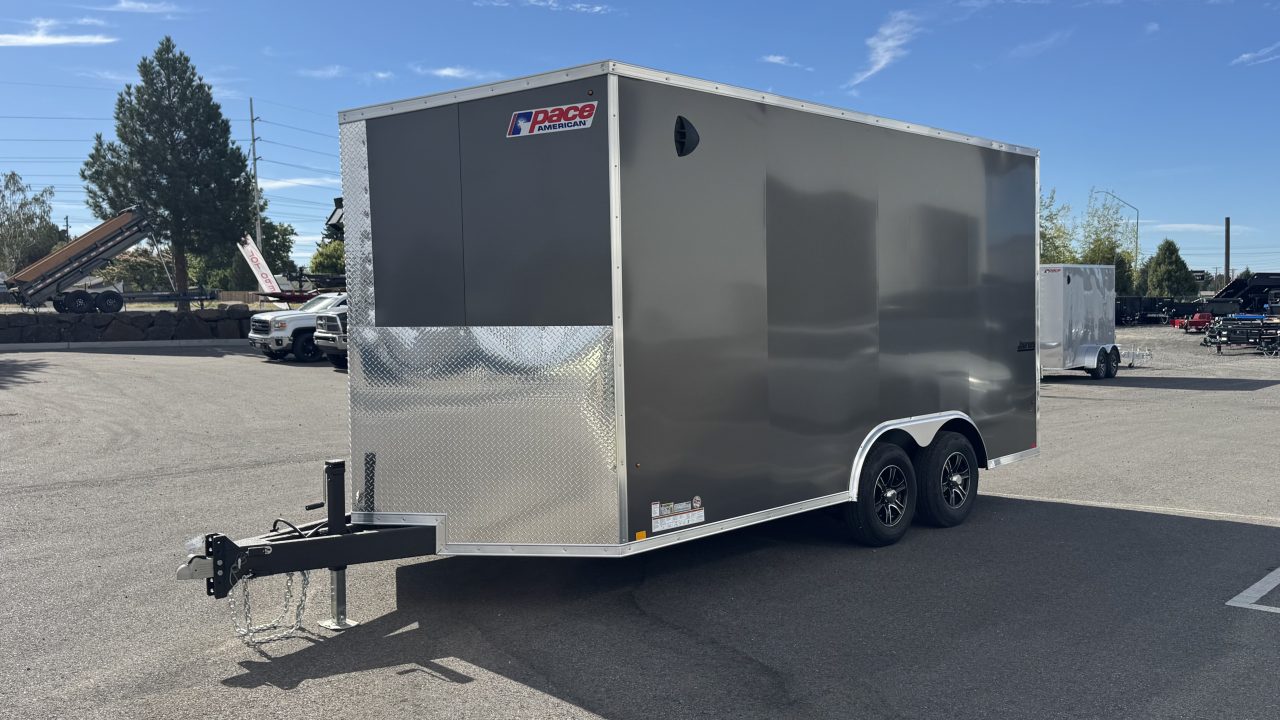 New 2026 Pace American 8.5x16 journey SE Flat top v-nose 10K Car Hauler Trailer