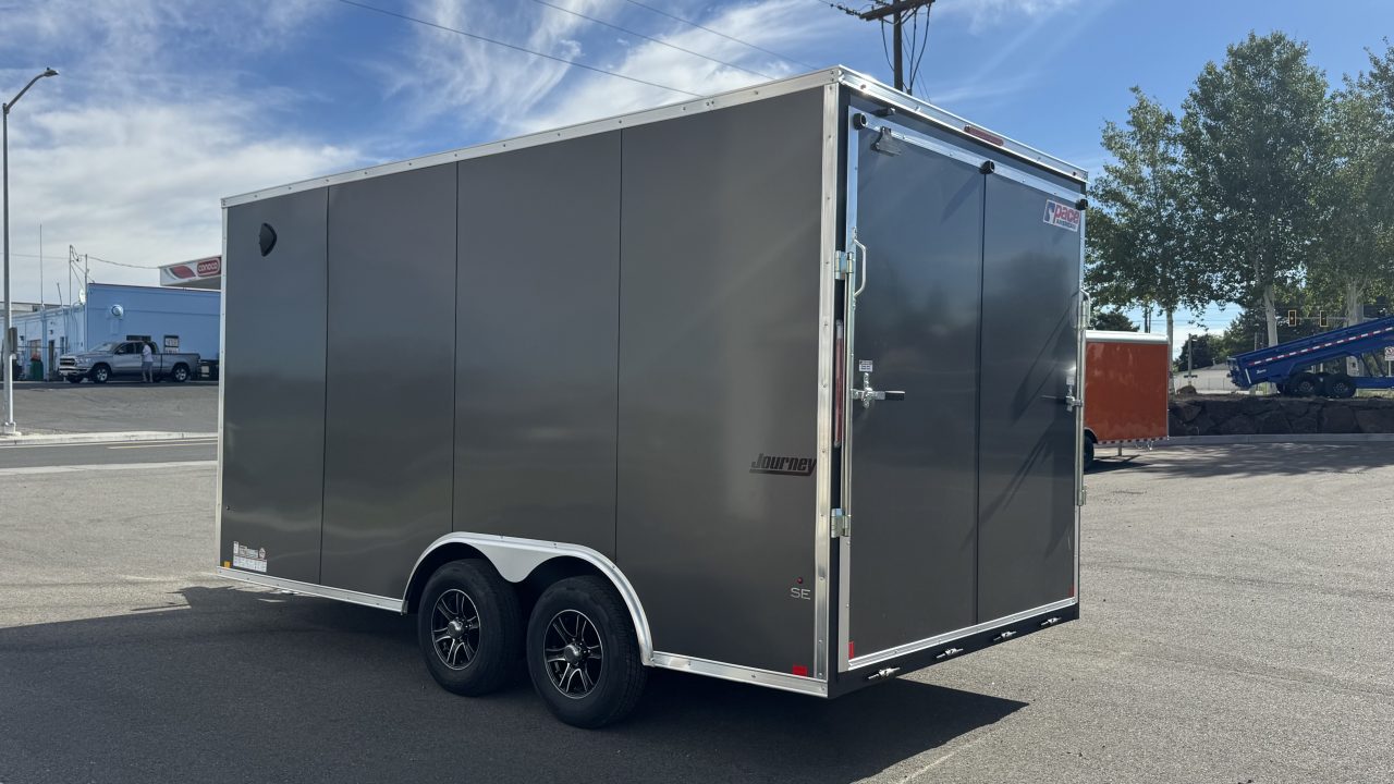 New 2026 Pace American 8.5x16 journey SE Flat top v-nose 10K Car Hauler Trailer