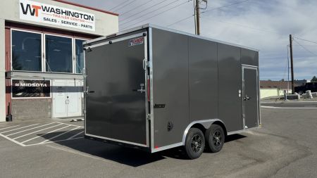 New 2026 Pace American 8.5x16 journey SE Flat top v-nose 10K Car Hauler Trailer