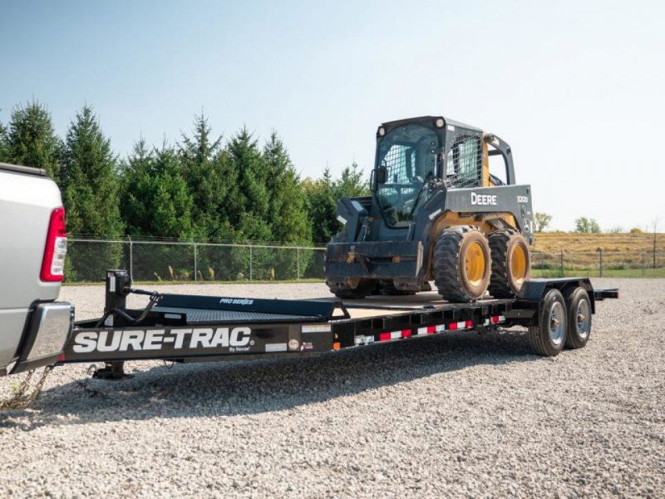 New Sure-Trac 7x18 17.6K Pro Series Tilt Bed Equipment Trailer