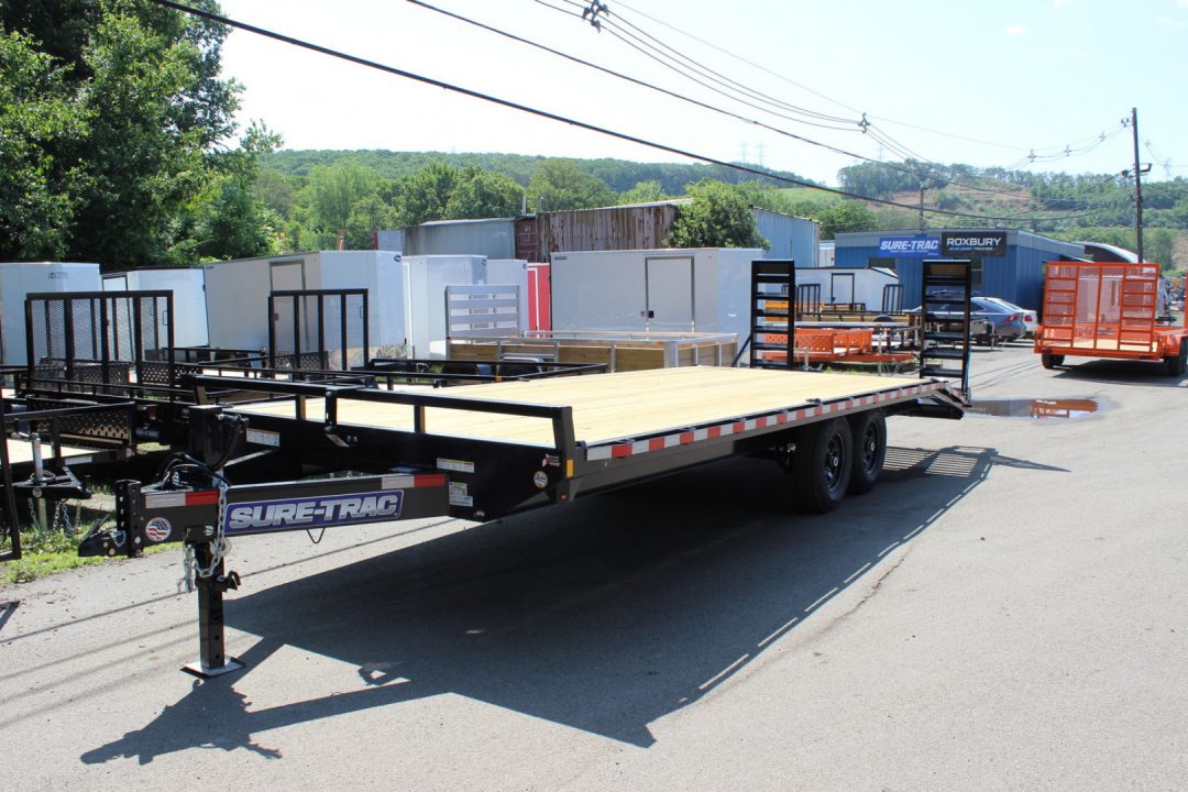 New 2026 Sure-Trac 8.5x20+4 15K SD Beavertail Deckover Trailer