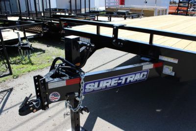 New 2026 Sure-Trac 8.5x20+4 15K SD Beavertail Deckover Trailer