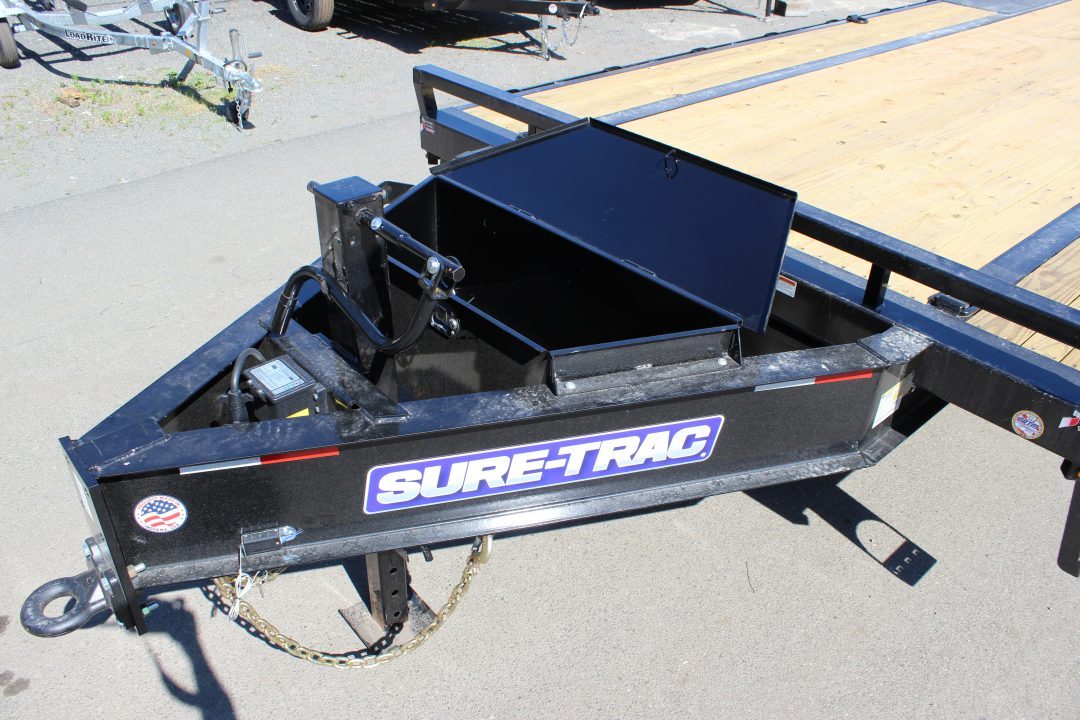 New 2026 Sure-Trac 8.5x20+5 17.6K K HD Beavertail Deckover Trailer