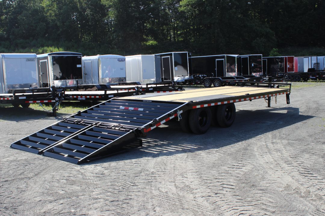 New 2026 Sure-Trac 8.5x25 (20+5) HD Deckover Trailer 22.5K GVWR