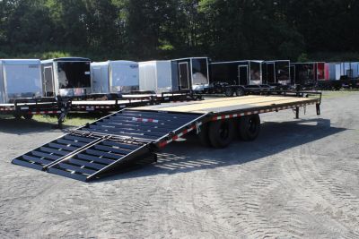 New 2026 Sure-Trac 8.5x25 (20+5) HD Deckover Trailer 22.5K GVWR