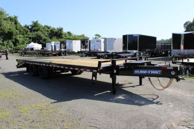 New 2026 Sure-Trac 8.5x20+5 25.9K HD Beavertail Deckover Trailer (10 TON)