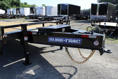 New 2026 Sure-Trac 8.5x20+5 25.9K HD Beavertail Deckover Trailer (10 TON)