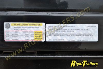 New 2027 Watchdog Trailers 7X14 Dump Trailer