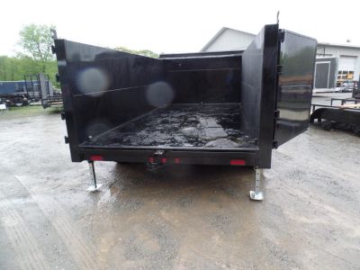 New 2026 Quality Steel and Aluminum 7X14 with 4' sides, 14,000 lb. GVWR , Extra Framing! Dump Trailer