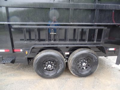 New 2026 Quality Steel and Aluminum 7X14 with 4' sides, 14,000 lb. GVWR , Extra Framing! Dump Trailer