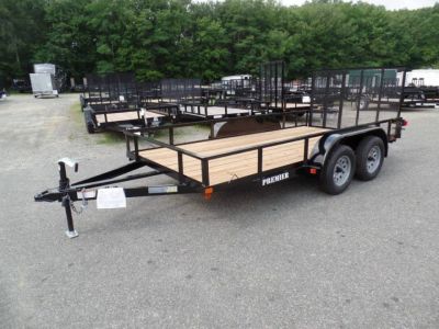New 2026 Premier Trailers Inc. 6.5X12 tandem axle 7,000 lb. GVWR Landscape Trailer