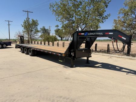 New 2026 Load Trail 8.5-32 Triple Dually Axle Gooseneck Deckover Equipment Hauler W/ Max Ramps 30K GVWR