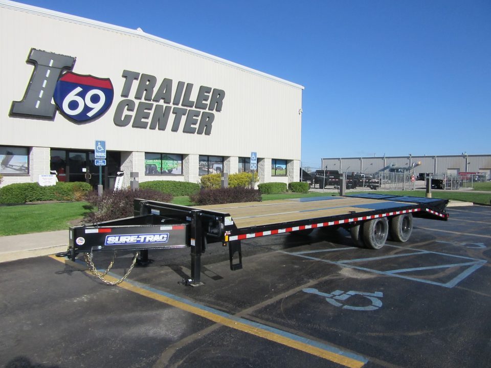 New 2026 Sure-Trac 8.5 x 25 (20+5) ST-HDO10225-225 Deckover Trailer 22.5K / Dual 12K Jack
