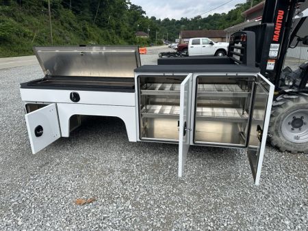 New Martin Truck Bodies Aluminum Gooseneck Service Body DRW 84" CA Cab and Chassis SMOOTH APPEARANCE Gooseneck Bodies