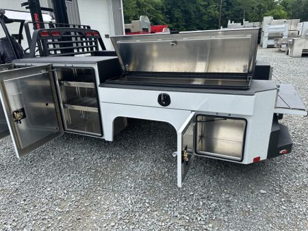 New Martin Truck Bodies Aluminum Gooseneck Service Body DRW 84" CA Cab and Chassis SMOOTH APPEARANCE Gooseneck Bodies