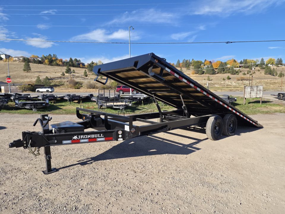 New 2027 Iron Bull 102"x22' Deckover Tilt Trailer