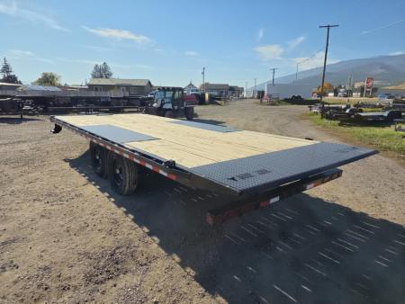 New 2027 Iron Bull 102"x22' Deckover Tilt Trailer