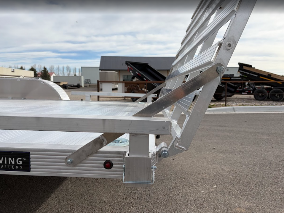 New 2026 Silverwing 7x16 5k Aluminum Utility Trailer