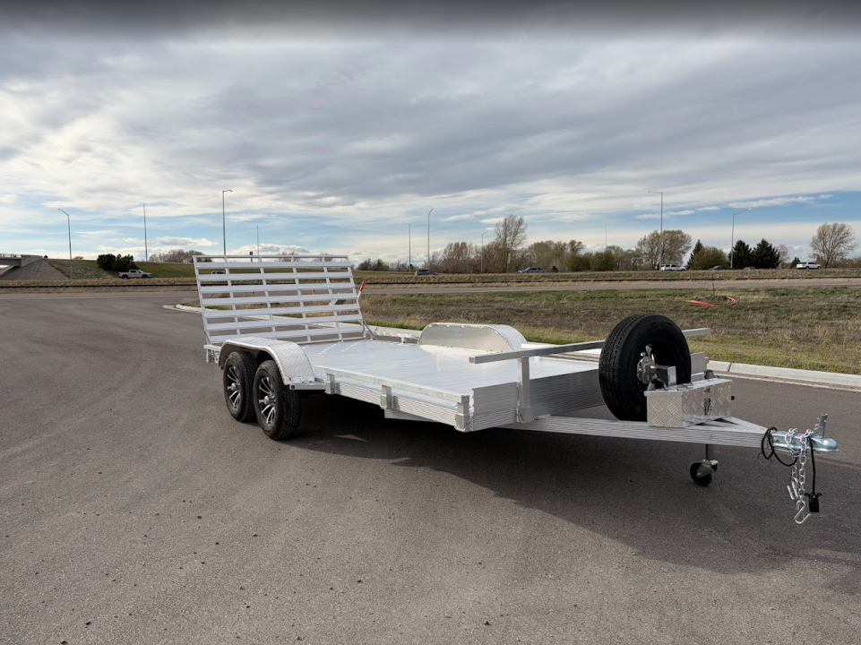 New 2026 Silverwing 7x16 5k Aluminum Utility Trailer