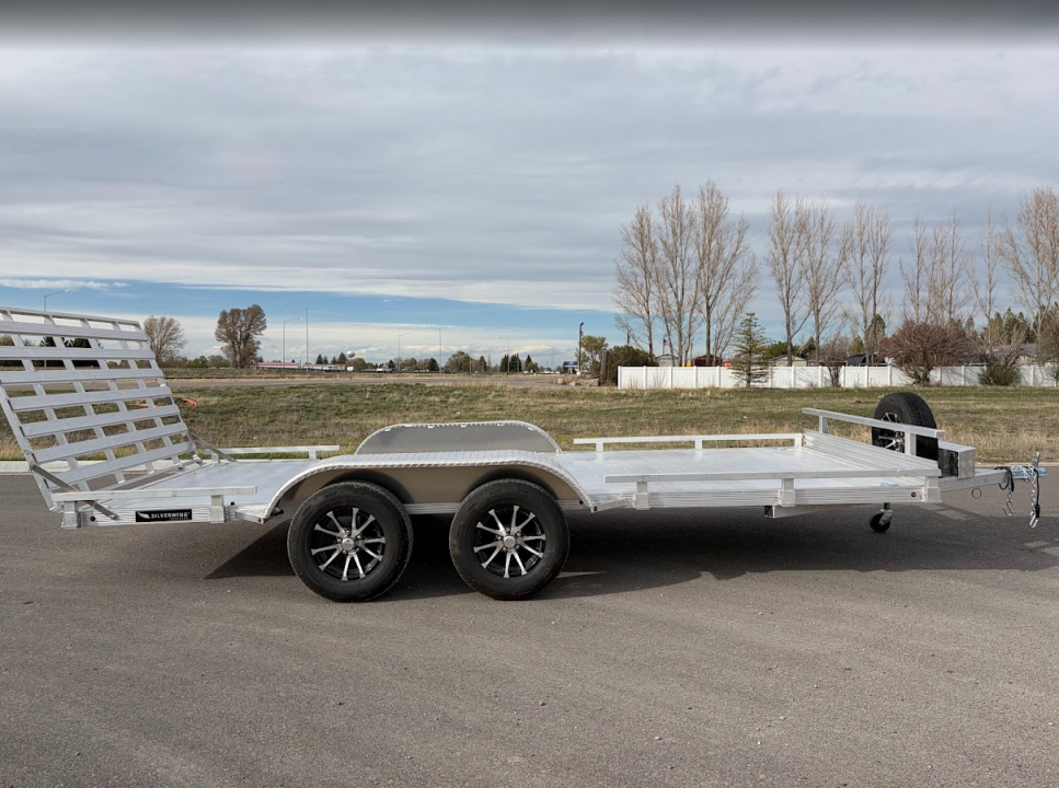 New 2026 Silverwing 7x16 5k Aluminum Utility Trailer
