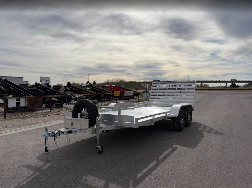 New 2026 Silverwing 7x16 5k Aluminum Utility Trailer