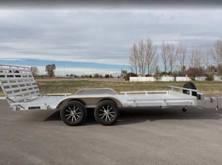 New 2026 Silverwing 7x16 5k Aluminum Utility Trailer