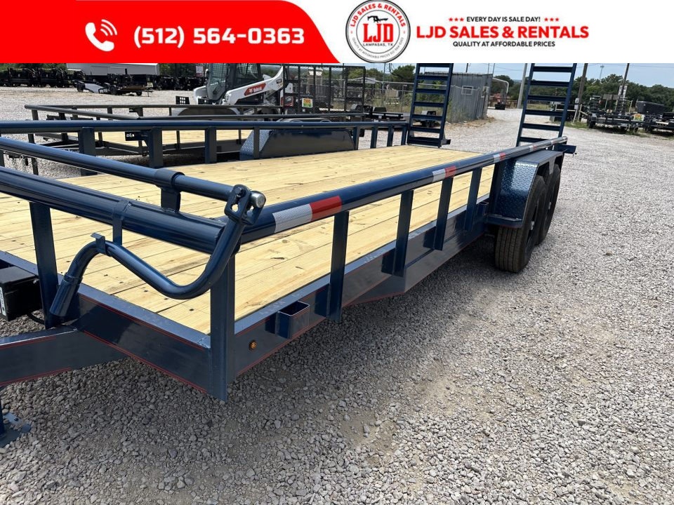New 2026 Triple R - Pipe Top- 83" x 20' Equipment Trailer - 14K GVWR