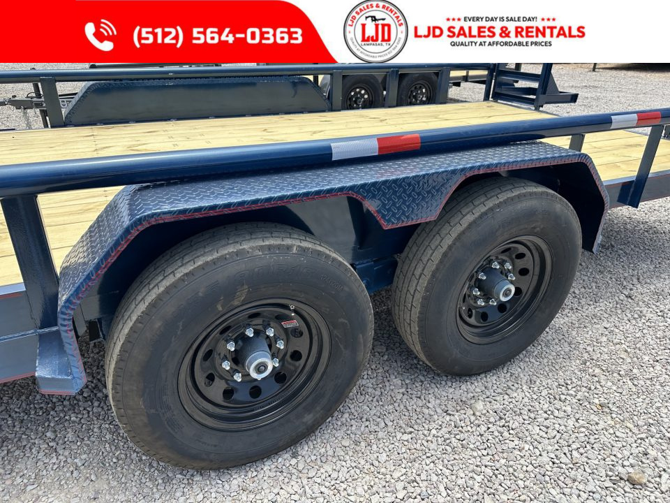 New 2026 Triple R - Pipe Top- 83" x 20' Equipment Trailer - 14K GVWR