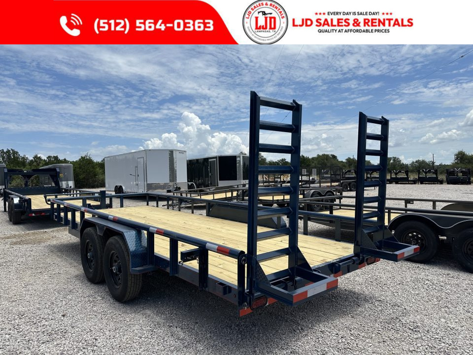 New 2026 Triple R - Pipe Top- 83" x 20' Equipment Trailer - 14K GVWR