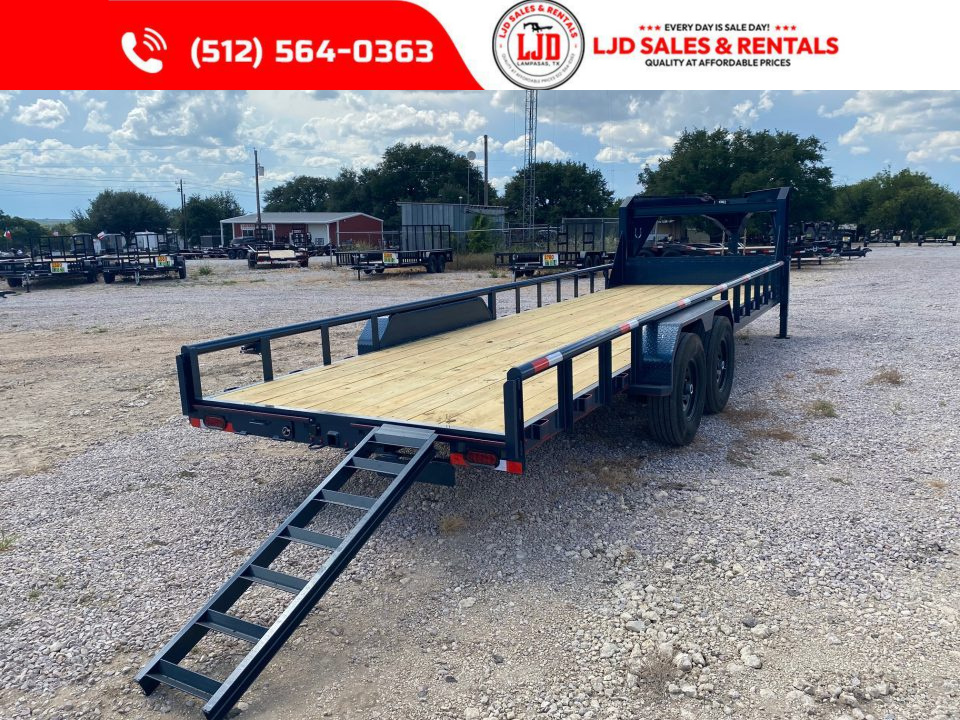 New 2026 Triple R - 24' Gooseneeck Equipment Trailer - 14 Ply Tires