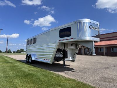 Used 2020 Cimarron Trailers 3H Slant Load GN Horse Trailer
