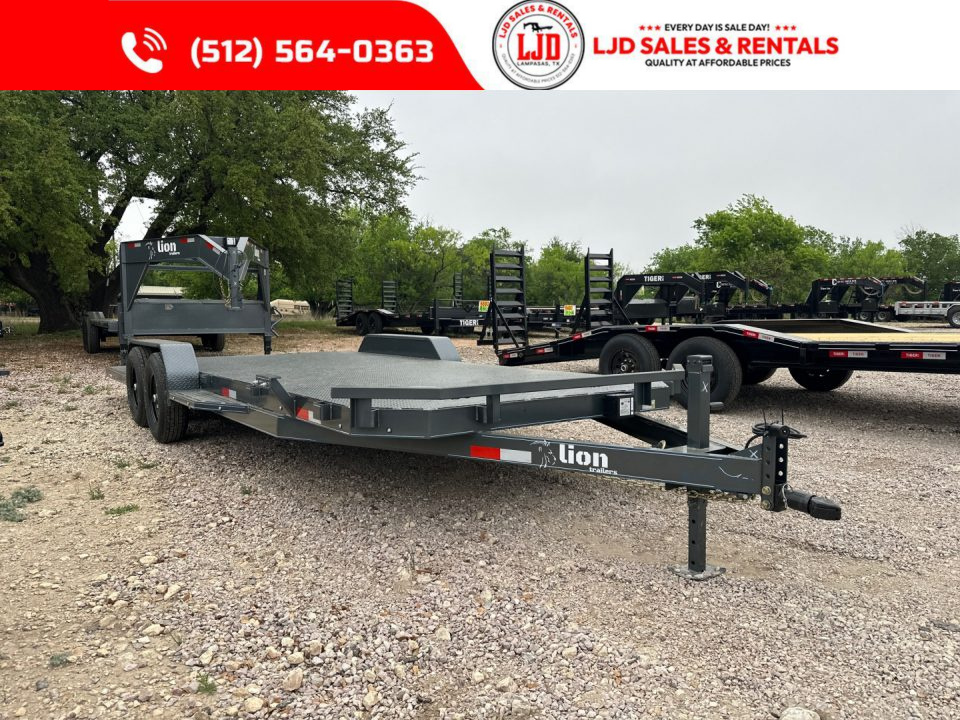 New 2026 Lion - 83 x 20 Car Hauler /Equipment Trailer - 12K GVWR