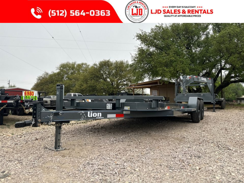 New 2026 Lion - 83 x 20 Car Hauler /Equipment Trailer - 12K GVWR