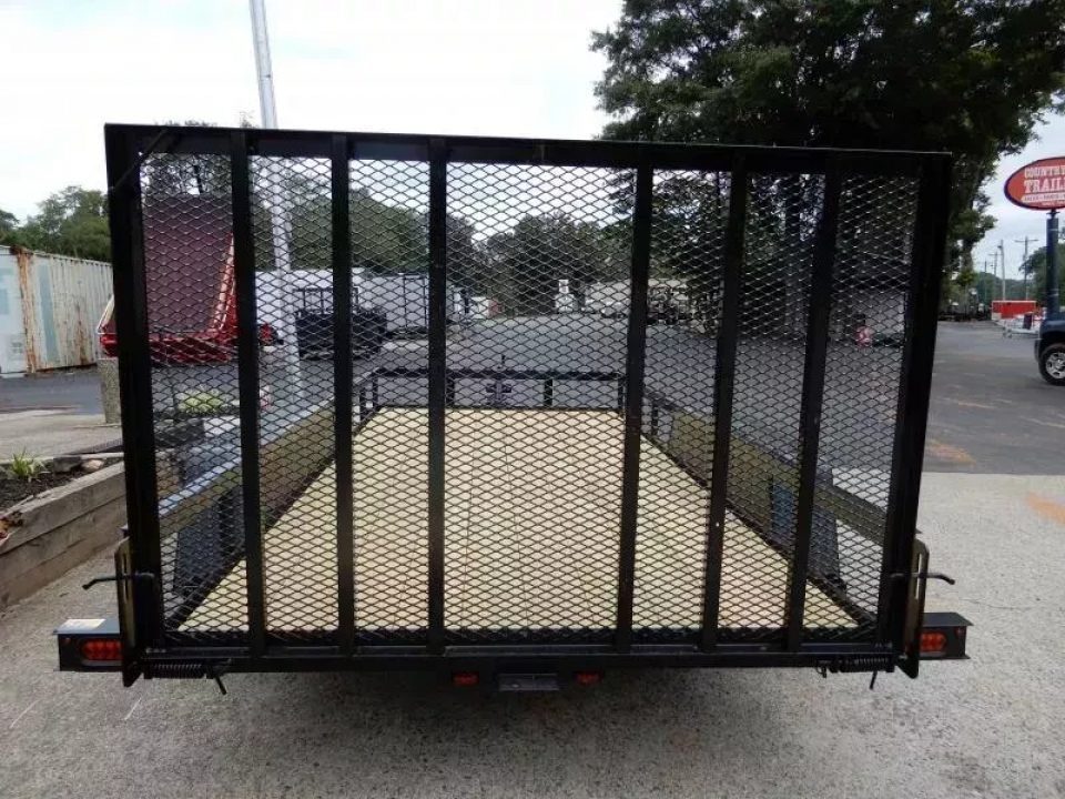 New 2027 Currahee 76'x14' Landscape, Removable Ramp Gate, 14" Open Sides