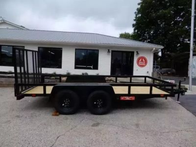 New 2027 Currahee 76'x14' Landscape, Removable Ramp Gate, 14" Open Sides