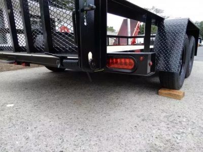 New 2027 Currahee 76'x14' Landscape, Removable Ramp Gate, 14" Open Sides