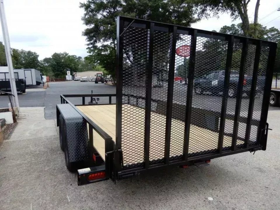 New 2027 Currahee 76'x14' Landscape, 14" Open Sides, Removable Ramp Gate
