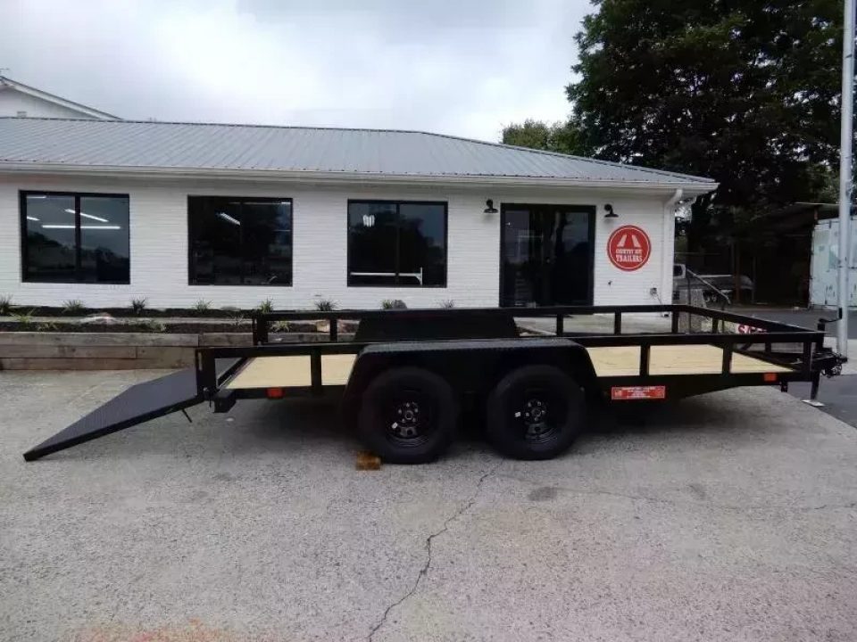 New 2027 Currahee 76'x14' Landscape, 14" Open Sides, Removable Ramp Gate