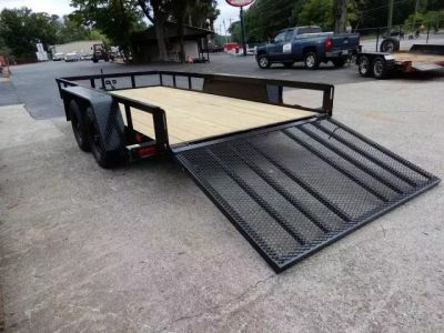 New 2027 Currahee 76'x14' Landscape, 14" Open Sides, Removable Ramp Gate