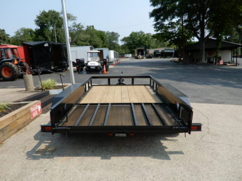 New 2027 Currahee 76x12' Landscape, 2-3500# Axles, Removable Ramp Gate