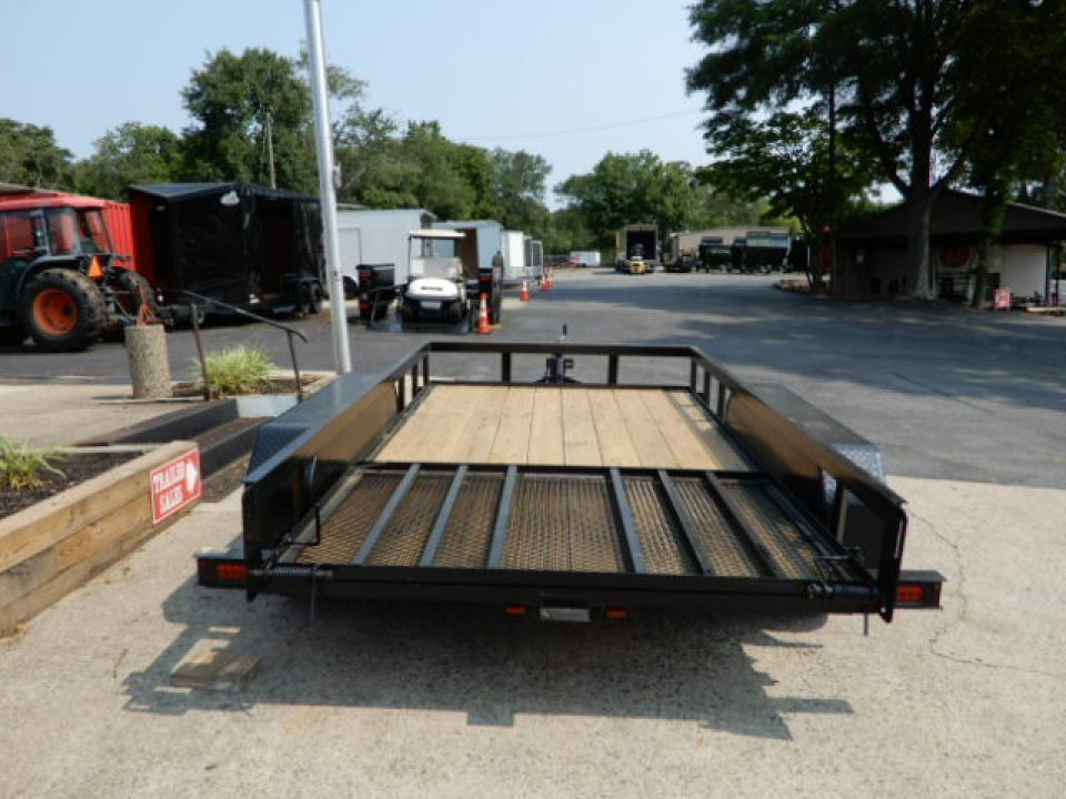 New 2027 Currahee 76x12' Landscape, 2-3500# Axles, Removable Ramp Gate