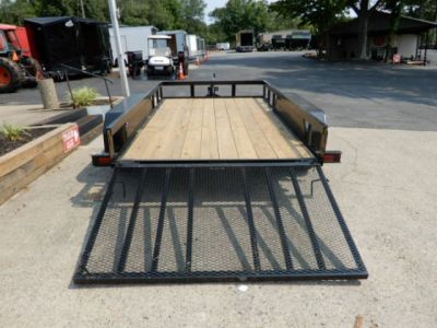 New 2027 Currahee 76x12' Landscape, 2-3500# Axles, Removable Ramp Gate