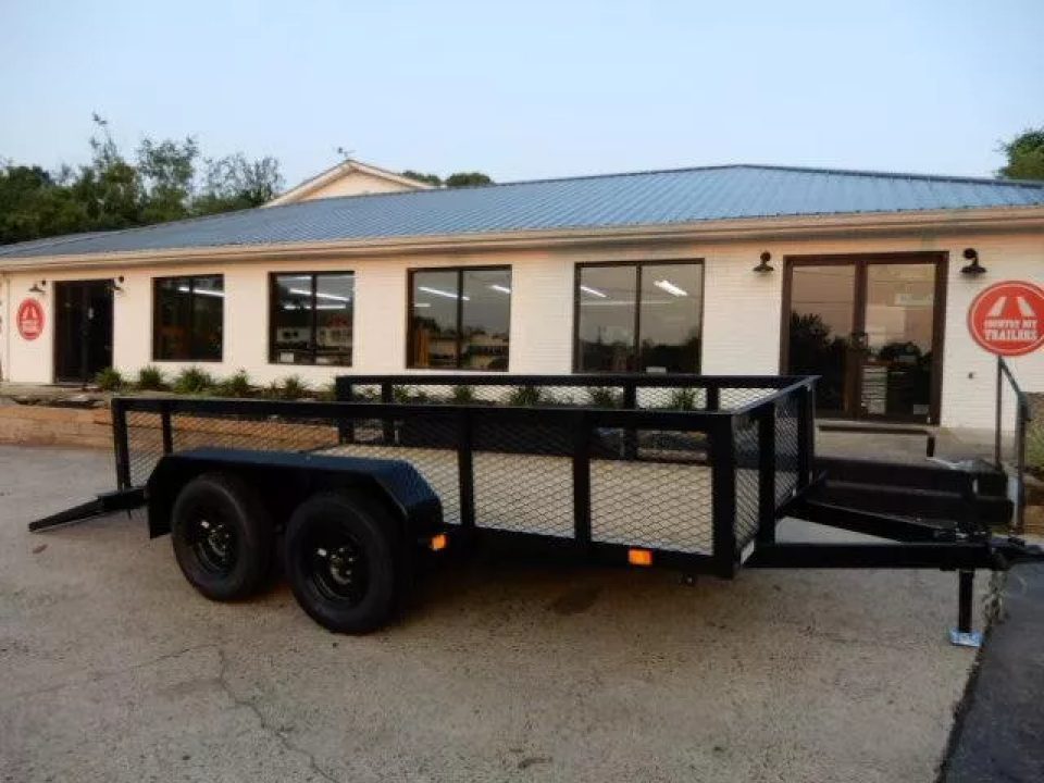 New 2027 Currahee 76x12' Landscape, 2' Mesh Sides, Removable Ramp Gate