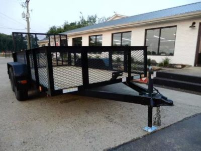 New 2027 Currahee 76x12' Landscape, 2' Mesh Sides, Removable Ramp Gate