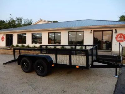 New 2027 Currahee 76x12' Landscape, 2' Mesh Sides, Removable Ramp Gate