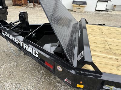 New 2026 Sure-Trac 7 x 18+4 Pro Series Beam Tilt Equipment 15.4K Tilt Trailer