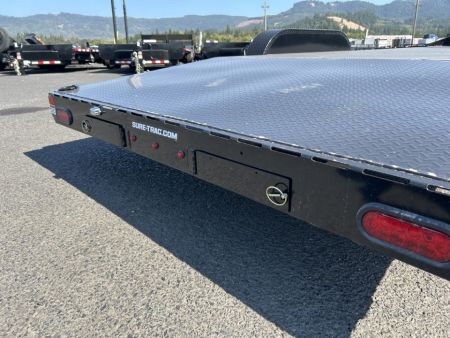 New 2026 Sure-Trac 7x20 (16+4) Steel Deck Car Hauler 10K GVWR