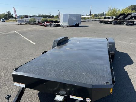 New 2026 Sure-Trac 7x20 (16+4) Steel Deck Car Hauler 10K GVWR