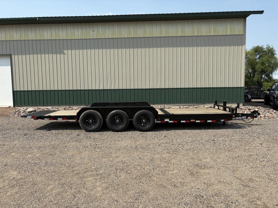 New 2027 PJ 24' Channel Equipment Tilt - Triple Axle