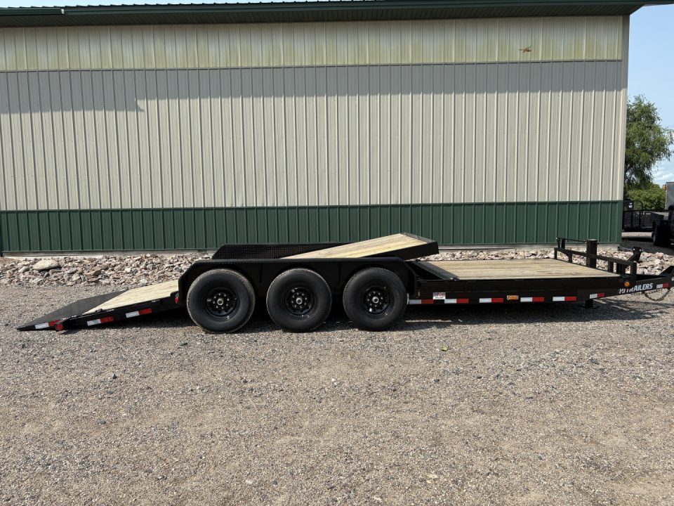 New 2027 PJ 24' Channel Equipment Tilt - Triple Axle